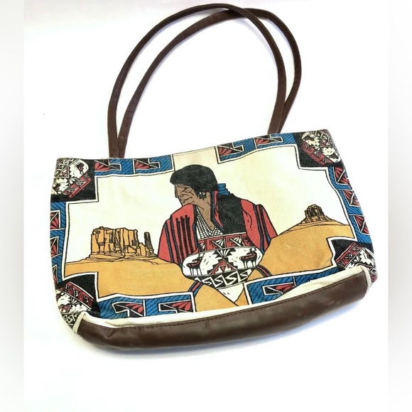 El Paso Saddle Blanket Company Bag South Western Purse - Picture 3 of 8